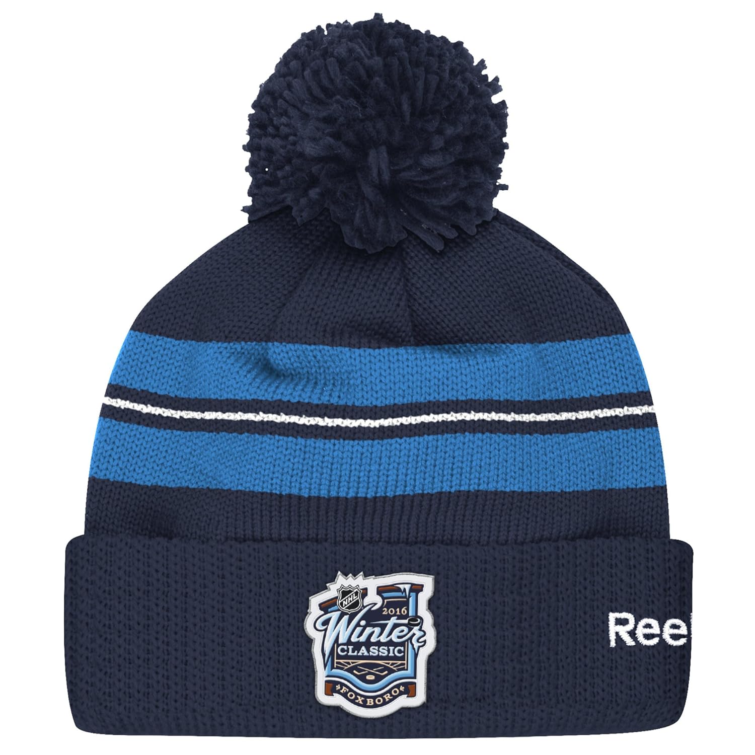 NHL Winter Classic Men's Pom Beanie One Size Navy