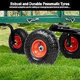 Panana Heavy Duty Garden Cart 700kg Capacity with Removable Sides view 6