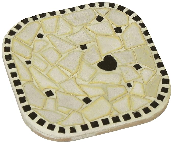 Mosaik Bausatz, 2 Mosaik untersätze , Schwarz