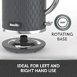 Breville Curve Electric Kettle 1.7 Litre 3KW Grey Chrome VKT227 view 4