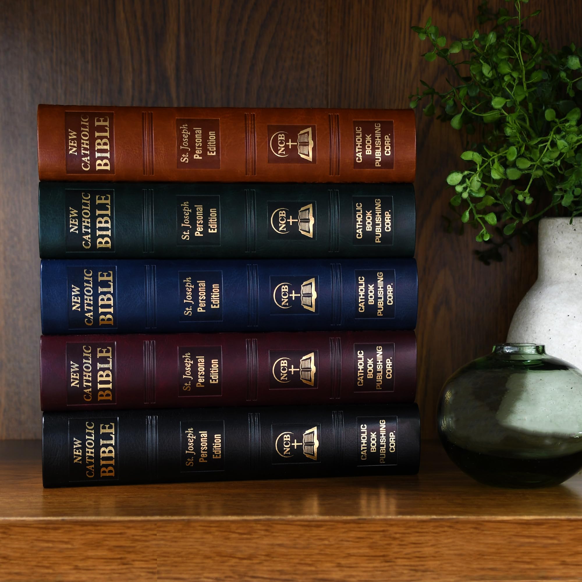 NCB New Catholic Bible, Medium Size - Brown (Print, Dura Lux, Imitation Leather, Catholic Edition Gift Bible, Complete Catholic Bible, St. Joseph Edition, Catholic Book Publishing): Holy Bible NCB New Catholic Bible, Medium Size - Brown (Print, Dura Lux, Imitation Leather, Catholic Edition Gift Bible, Complete Catholic Bible, St. Joseph Edition, Catholic Book Publishing): Holy Bible NCB New Cathol