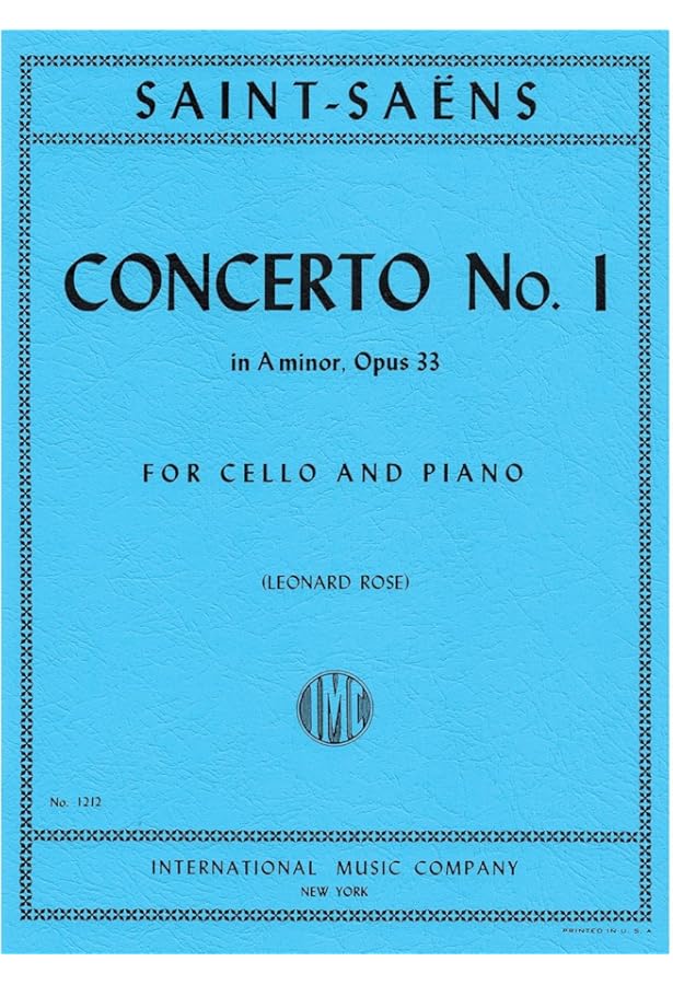Amazon.com: International Music Co. Lalo Concerto in D Minor for