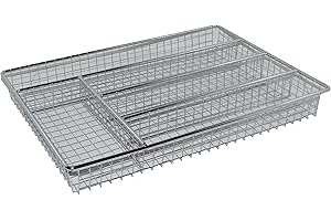 ih casadecor Metal Cutlery Tray, BLACK, 4X5