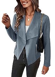 PRETTYGARDEN Women's Faux Suede Jackets 2025