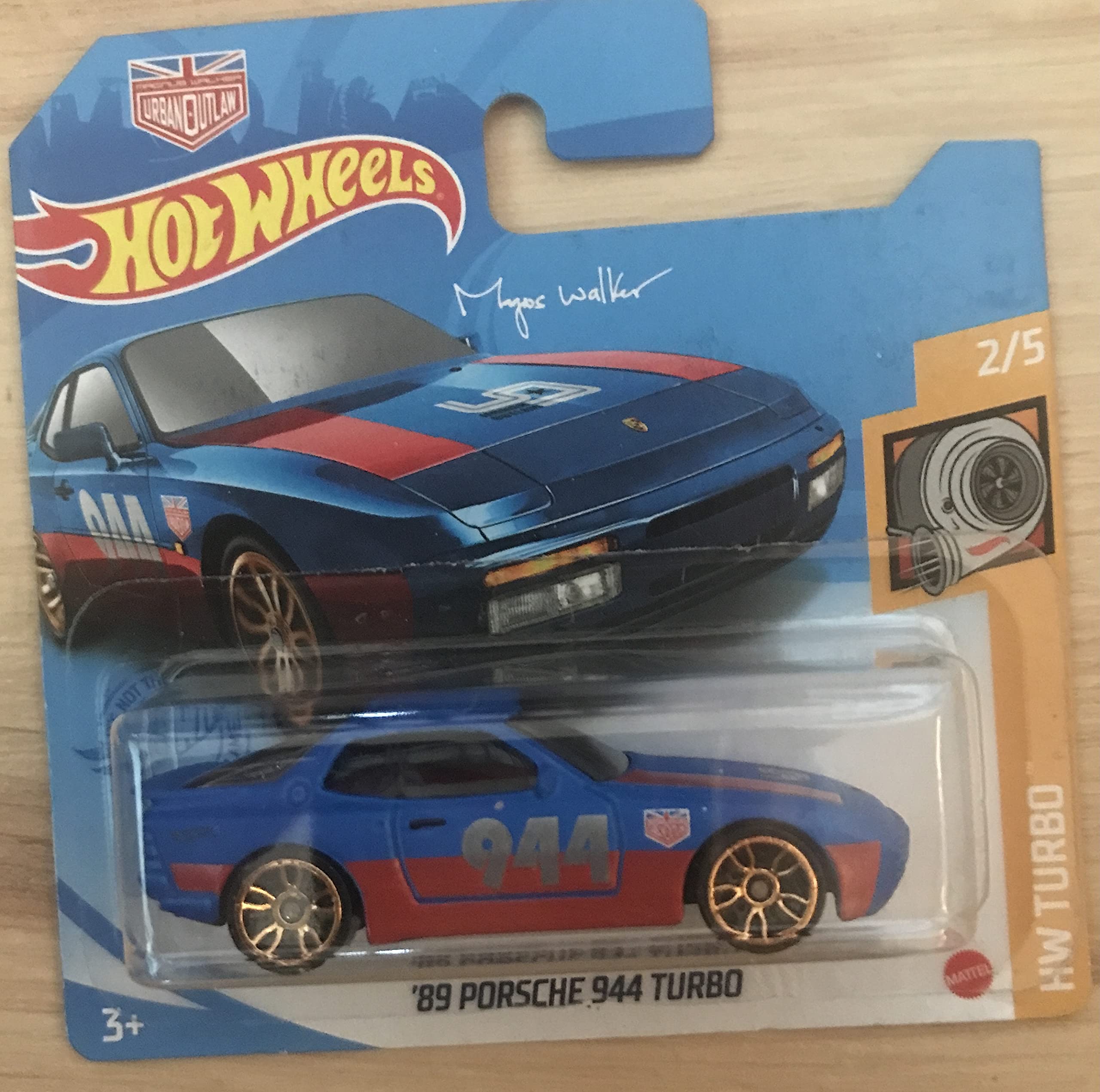 Hot Wheels '89 Porshce 944 Turbo HW Turbo 2/5 2021 (045/250) Short Card
