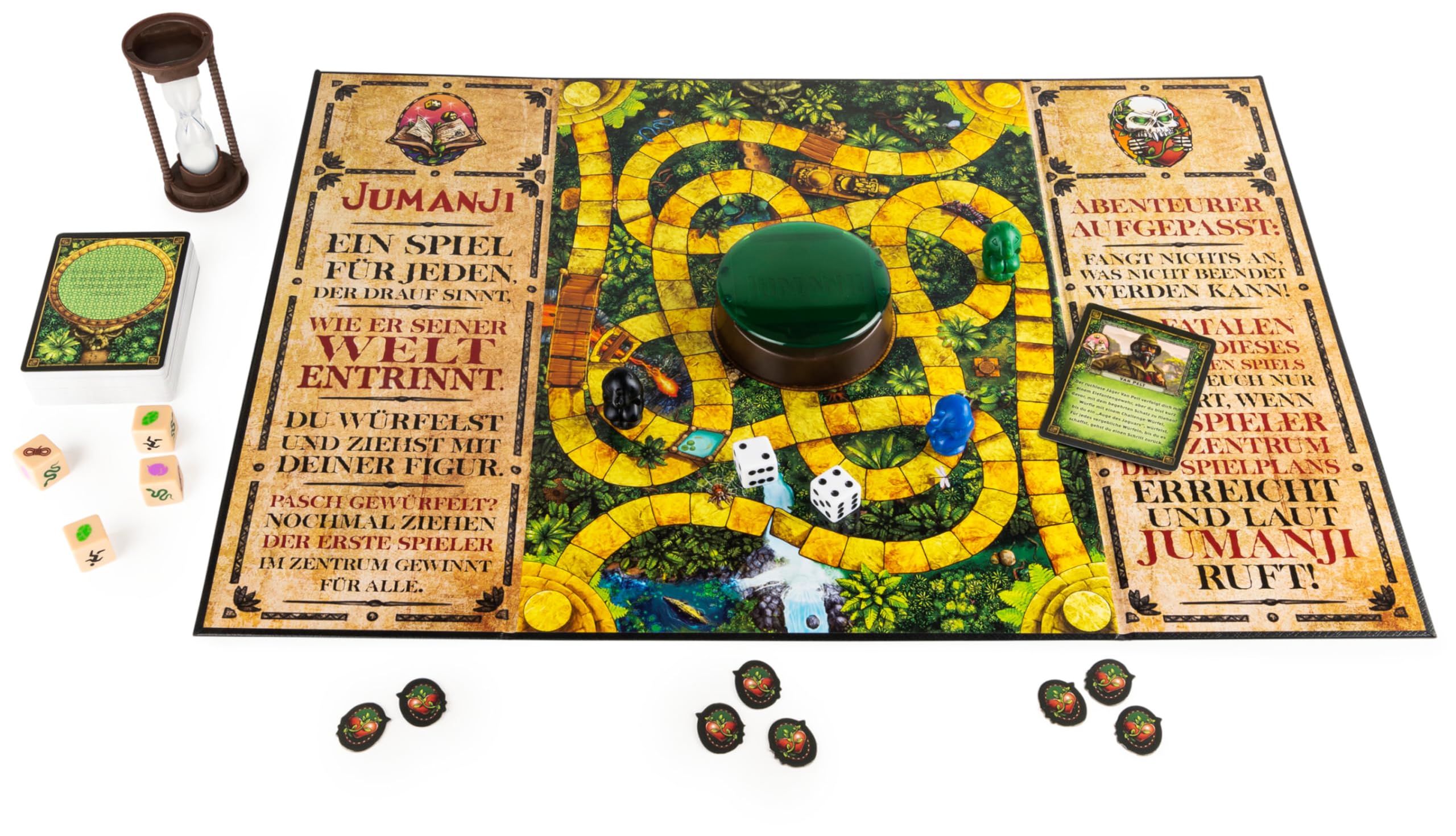 Spin Master Games - Jumanji - das actiongeladene Familienspiel für 2–4 mutige Abenteurer ab 8 Jahren - kooperatives Abenteuerspiel mit spannenden Challenges 7