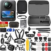 DJI Osmo 360 Standard Combo, 360 Camera with 1-Inch 360° Imaging, Native 8K 360° Video Bundle with 128GB Memory Card, Card Re