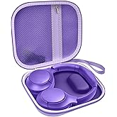 Headphone Case Compatible with BERIBES/for JBL Tune 510BT/ 720BT/ for Sony WH-CH520/ WH-CH720N/ WH-1000XM4/ for TOZO HT2 Noise Cancelling Headphones, Wireless Bluetooth Over Ear Earphone Bag (Purple)