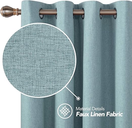 Amazon Com Deconovo Total Blackout Curtains 72 Inch Long Thermal