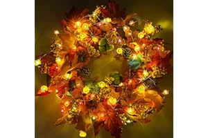 Fall Decor 3D Pumpkin Lights Thanksgiving Fall Decorations for Home, 3 in 1 Battery Powered Fall Lights Pumpkin Decor,Autumn 