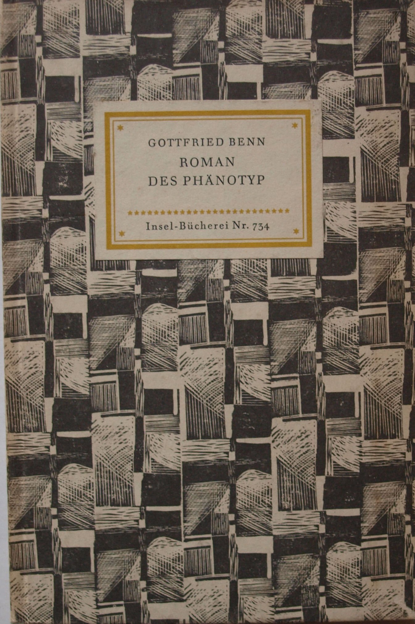 Roman des Phänotyp.: Amazon.de: Gottfried Benn: Bücher