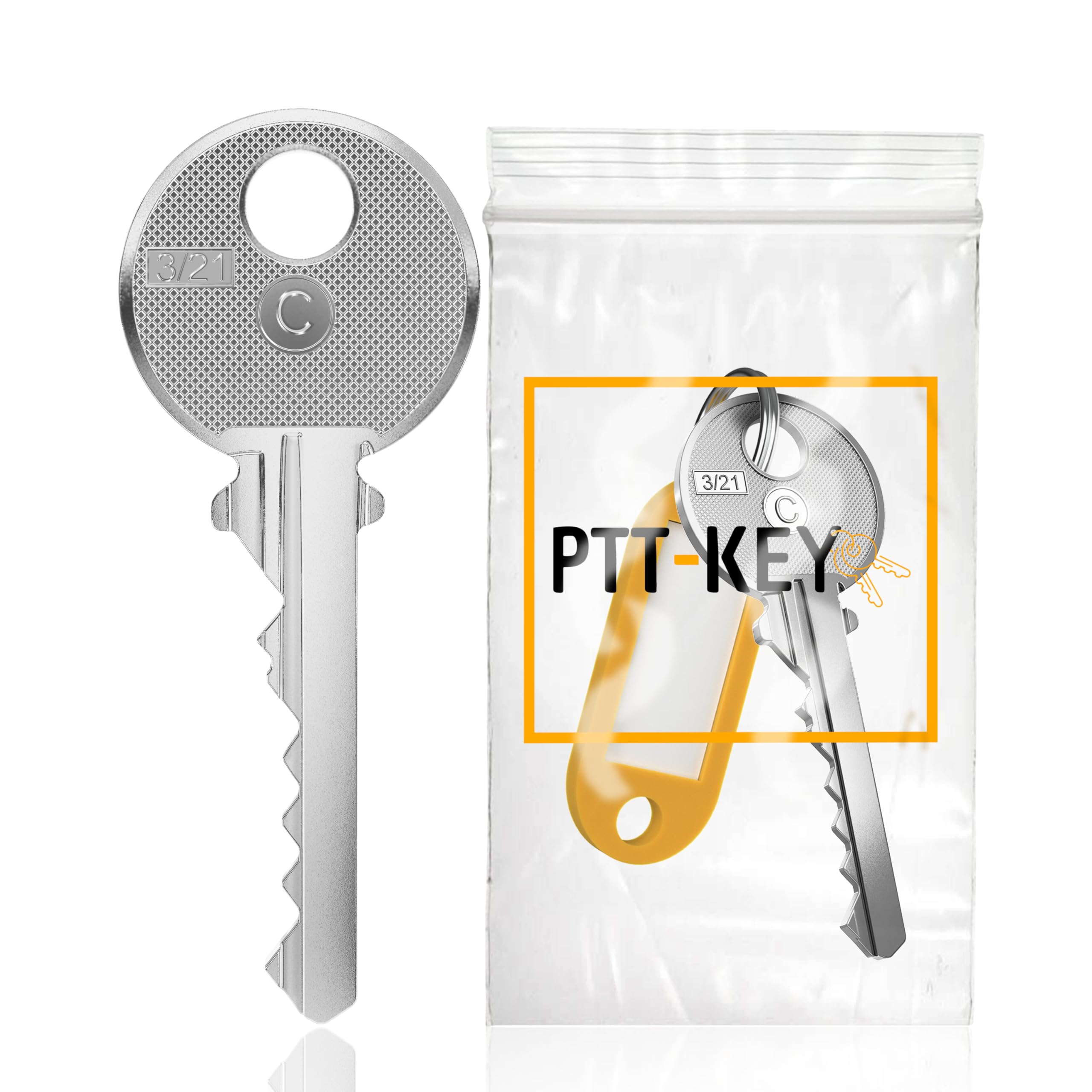 PTT-KEY - PTT key C10 for mailbox lock and building entrance - can be used anywhere - Mailbox barrel