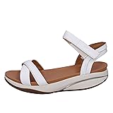 MBT Sandals Womens Leather White 12/12.5 US