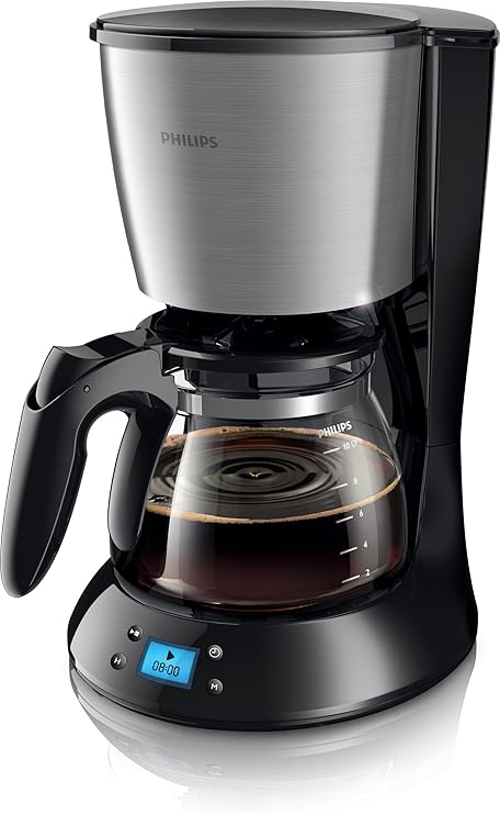 Philips Hd7459 Cafetiere Filtre Programmable 1 2l 1000w Stop Goutte Indicateur D Eau Avec Voyants Lumineux Amazon Fr Cuisine Maison