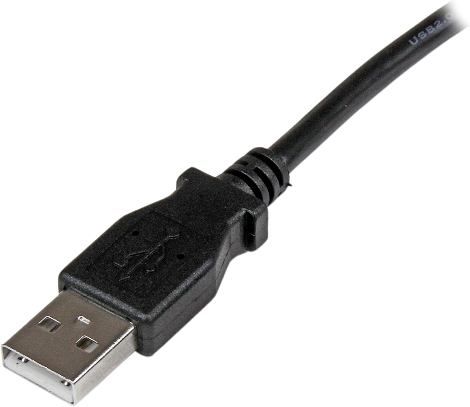 StarTech.com 3m Usb 2.0 A To Left Angle B Cable - M/m, Black, 10 ft/3 m - Image 3