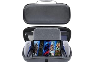 JOYTORN Carry Case Compatible with PS5 Portal Remote Player,Protector Hard Shell Travel Case with Waterproof and Shockproof for Playstation Portal-Black