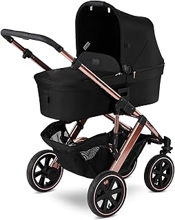 Kinderwagen Buggy Kombikinderwagen ABC DESIGN SALSA 4 AIR (3IN1 SET) + XXL ORIGINAL ABC ZUBEHÖR + BABYSCHALE ABC TULIP (rose-gold)