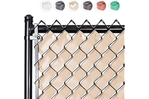 Fenpro Chain Link Fence Privacy Tape (Desert Tan)