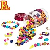 B. toys – Pop Arty! 275 Pcs- Jewlery Making Kit- Creative Pop Snap Bead Set for Kids –DIY Craft Jewelry Making Kit –Necklaces