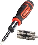 Draper Redline 14-in-1 Ratchet Screwdriver Set with Internal Bit Storage Soft view 1