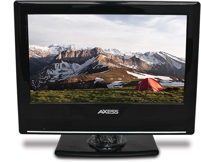 Axess 13.3Inch LED Full HDTV, Includes AC/DC TV, DVD Player, HDMI/SD