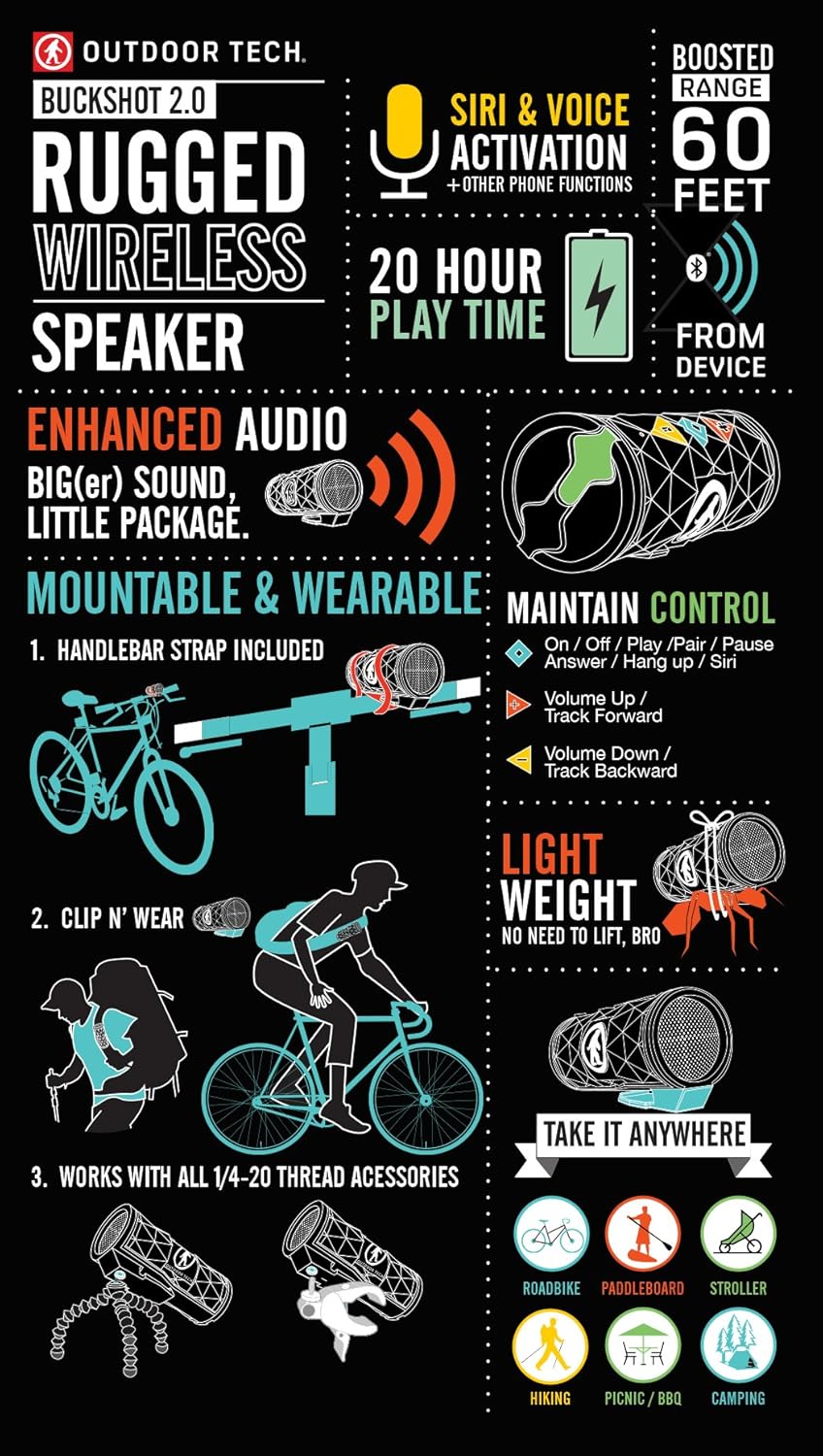 buckshot 2.0 bluetooth speaker