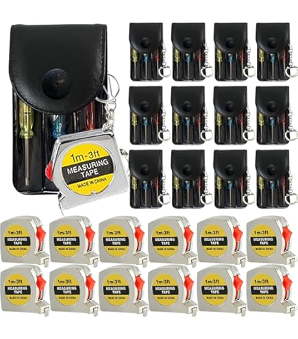 SHULLIN Juego De 6 Mini Destornilladores, Llaveros, Reparación De Gafas, Portátil, Llavero, Destornillador, Destornillador, Herramientas De Reparación