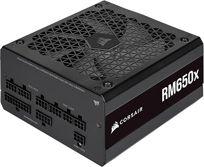 Corsair RM650x 650W 80 Plus Gold Fully Modular Power Supply UK Black