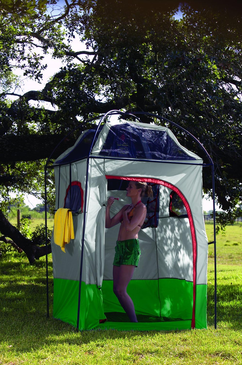 Texsport Instant Portable Outdoor Camping Shower Privacy Shelter Changing Room : Portable Camping Shower Gear : Sports & Outdoors