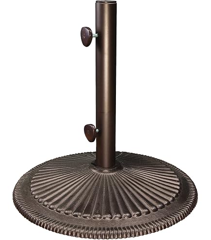 Treasure Garden 11ft Patio Umbrella – Outdoor Market Umbrella – Deluxe Auto-Tilt – Bronze Aluminum Frame (Sunbrella, Canvas) : Patio, Lawn & Garden