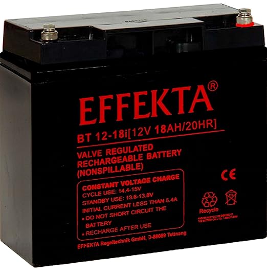 EFFEKTA BT 12-18i / 12V 18Ah AGM Blei Akku Batterie