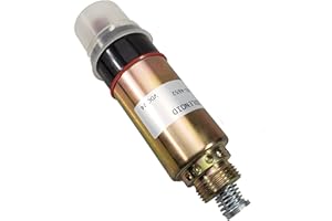 MAY SOLENOID Fuel Shutdown Stop Solenoid 155-4652 8C-3663 125-5772 155-4651 Compatible With Caterpillar Caterpillar Excavator E320B E325B E325C E325CL 24VDC