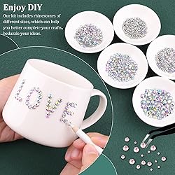 Resin Rhinestones for Crafting with B7000 Jewelry