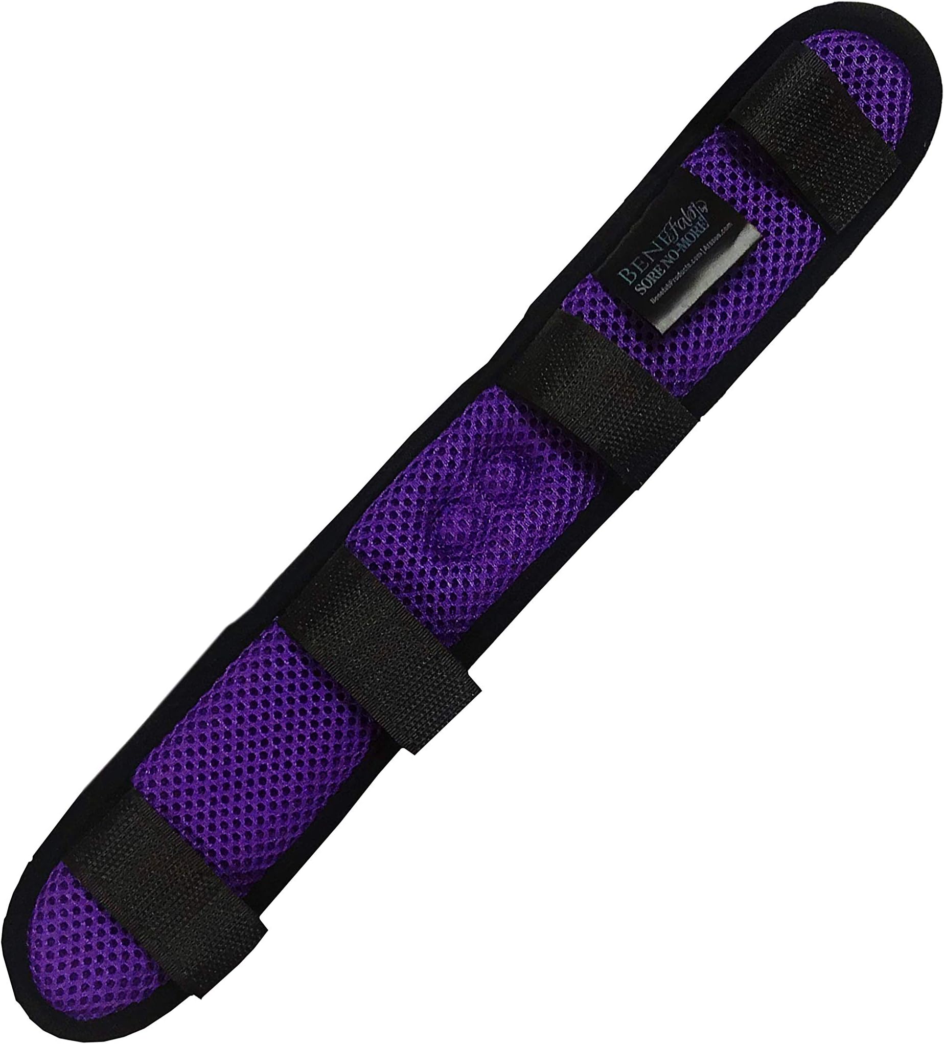 BENEFAB Smart Therapeutic Poll Pad | Far-Infrared & Magnetic Therapy | Comfort & Care for The Poll | Helps Jaw Tension | Provides Relief | Purple