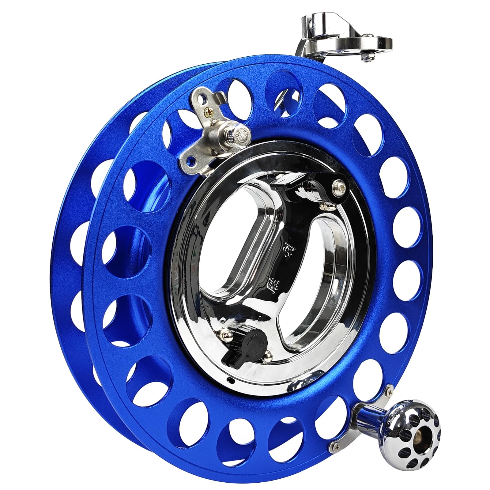 Photo 1 of Simxkai 11-inch Professional Kite Winder with Brake, Heavy-Duty Metal Bearings, All-Directional Line Guide,for Adult Large Kite Flying(Blue)