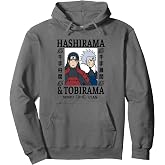 Naruto Shippuden Hashirama &amp; Tobirama Senju Clan Anime Pullover Hoodie