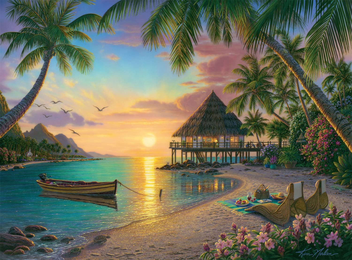 Buffalo Games - Kim Norlien - Hidden Paradise - 1000 Piece Jigsaw Puzzle
