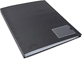 Rapesco 1651 Germ-Savvy Antibacterial Hardcover Presentation Folder 50 Pockets view 1