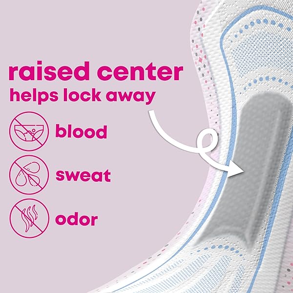 U BY KOTEX BALANCE ULTRA THIN PADS WITH WINGS, REGULAR ABSORBENCY, 50 COUNT (PACKAGING MAY VARY)
