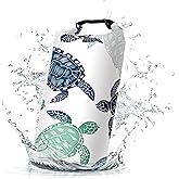 Cliduli Waterproof Dry Bag,Roll Top Sea Turtle Small Waterproof Backpack 5L/10L/20L Floating and Lightweight Bags for Kayaking, Boating, Fishing, Swimming and Camping