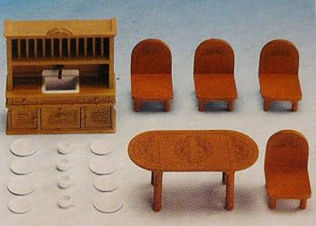 Sylvanian Families Dining Furniture Set Amazon Co Uk Toys Games