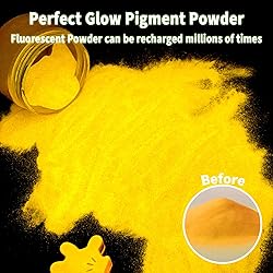 Ceya Fluorescent Gold Glow Powder, 5.3oz/150g Glow