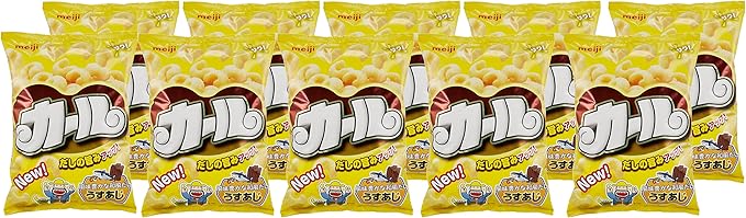 Amazon エリア限定品 明治 カールうすあじ 68g 10袋 明治 スナック菓子 通販