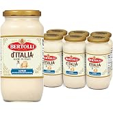Bertolli d'Italia Classic Alfredo sauce, Made in Italy, 16.9 oz (Pack of 6) | Classic parmesan alfredo sauce made in Italy with aged Italian cheeses, fresh cream, and butter for a silky pasta sauce.