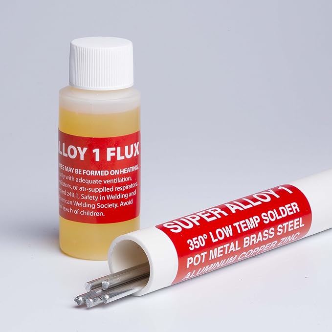 Super Alloy 1 Soldering Rod & Flux Kit (Starter Kit 1/8" diameter) Review