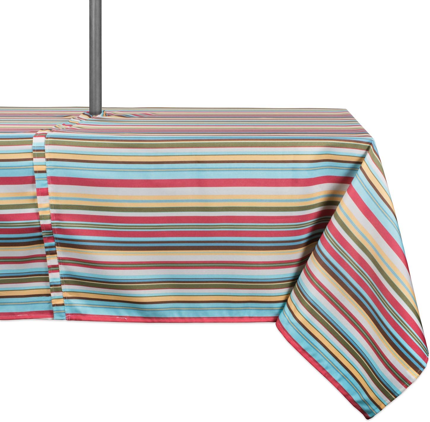 Best outdoor table cloth with umbrella hole rectangle 60 x 120
