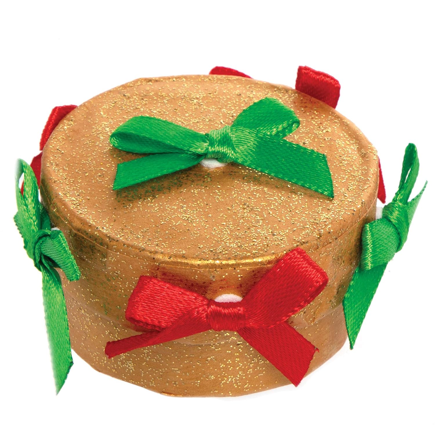 Baker Ross AX298 Christmas Self Adhesive Ribbon Bows - Pack of 72, Christmas Bows, Great Ribbons for Crafting for Kids Arts and Crafts - Image 4