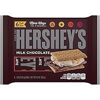 (2 Pack) Hershey's, Milk Chocolate Bars, 9.3 Oz, 6 Ct