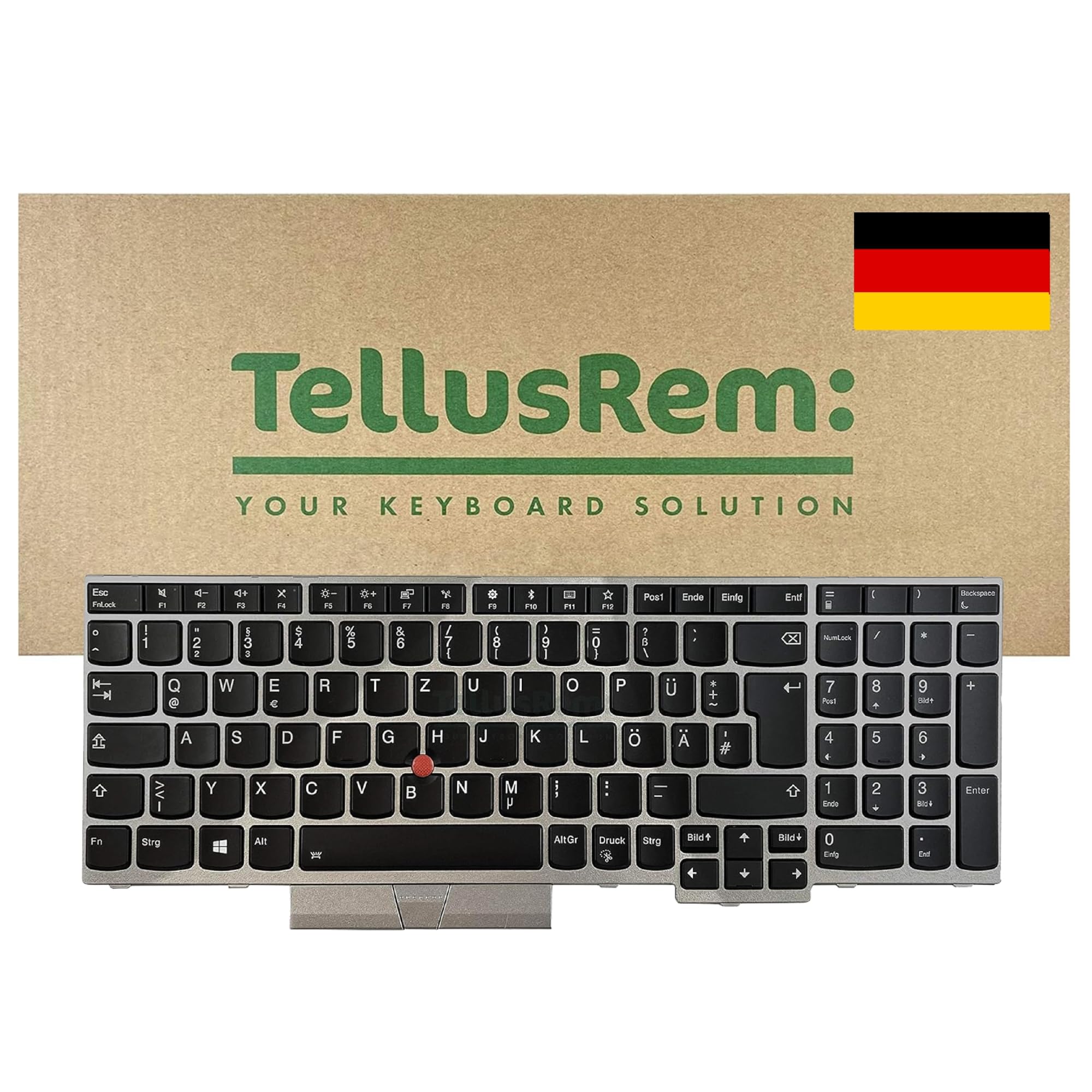 replacement German backlit keyboard for Lenovo Edge L580 E580 P52 P72 T590 T580s