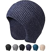 Arcweg Beanie with Earflap for Men Women Winter Warm Thermal Hats Stocking Cap Toboggan Outdoor Hat